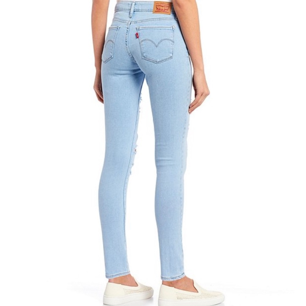 LEVI’s 711 Ripped Mid Rise Skinny Jeans - Picture 4 of 4